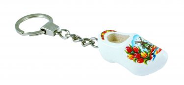 Sleutelhanger 1S 500 Souvenir 4cm Kl.0933 (Wit Tulp)