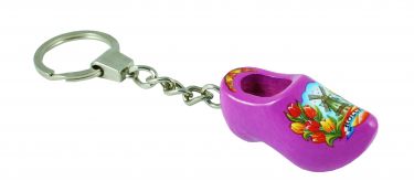 Sleutelhanger 1S 500 Souvenir 4cm Kl.2233 (Paars Tulp)