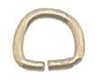 Ring Metaal 1/2 Rond 3169 D-Ring Open 8mm Koper