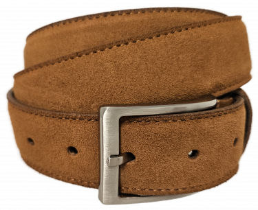 Riem Suede 35 mm Cognac